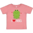 thumbnail image 3 of Inktastic I Love Frogs Gift Boys or Girls Baby T-Shirt, 3 of 5