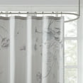 thumbnail image 4 of Madison Park Cassandra Printed Shower Curtains, Cotton Bathroom Curtains, Blue, 72” x 72", 4 of 7