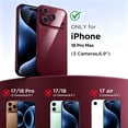 thumbnail image 7 of ouhos for iPhone 18 Pro Max Magnetic Silicone Case, Built-in Screen Protector, Full Camera Lens Protection, Shockproof Drop Resistant Slim Phone Cover, Navy Blue, 7 of 7