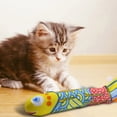 thumbnail image 3 of WIFKLSIIPG Jouets Poisson Jouet pour Chat d'Intérieur Poisson Souris Rose Orange Jaune, 3 of 3
