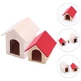 thumbnail image 4 of 2 Pcs Maison de Poupée Miniature Chenils pour Chiots Jouets Décorations pour Enfants, 4 of 5