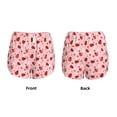 thumbnail image 3 of Lsque flowers and ladybugs Printed Women's Running Shorts with Liner Pockets,Elastic Quick Dry Workout Athletic Gym Yoga Shorts,Womens High Waist Shorts-XX-Large, 3 of 7