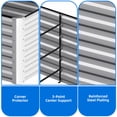 thumbnail image 2 of Dextrus 8x4x2ft Galvanized Metal Raised Garden Bed with Gloves, Support Rod & Rubber Edge for Outdoor Plants Veggies, Silver, 2 of 6