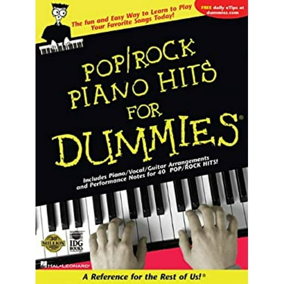 Pre-Owned Pop/Rock Piano Hits for Dummies (Paperback) 9781423407751