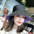 thumbnail image 4 of COCOpeaunt Double-sided Wearing Cap Solid Color Bucket Hat Women Sun Hat Reversible Fisherman Hat Summer Panama for Women Fishing Gorros, 4 of 6
