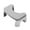 Gray, variant on Btomtd Soft Toilet Stool Bathroom Hair Non-slip Treading Stool Office Padded Footstool