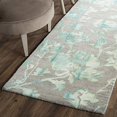 thumbnail image 2 of Safavieh Dip Dyed Grey Contemporary Rug - 2'3" x 12', 2 of 5