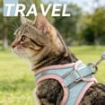 thumbnail image 2 of Escape-Proof Cat Harness and Leash Set, Soft Breathable Mesh Vest Style Cat Harness, Adjustable Step-In Cat Harness for Walking, Easy Wear Outdoor Harness for Small Medium Cats, 2 of 7