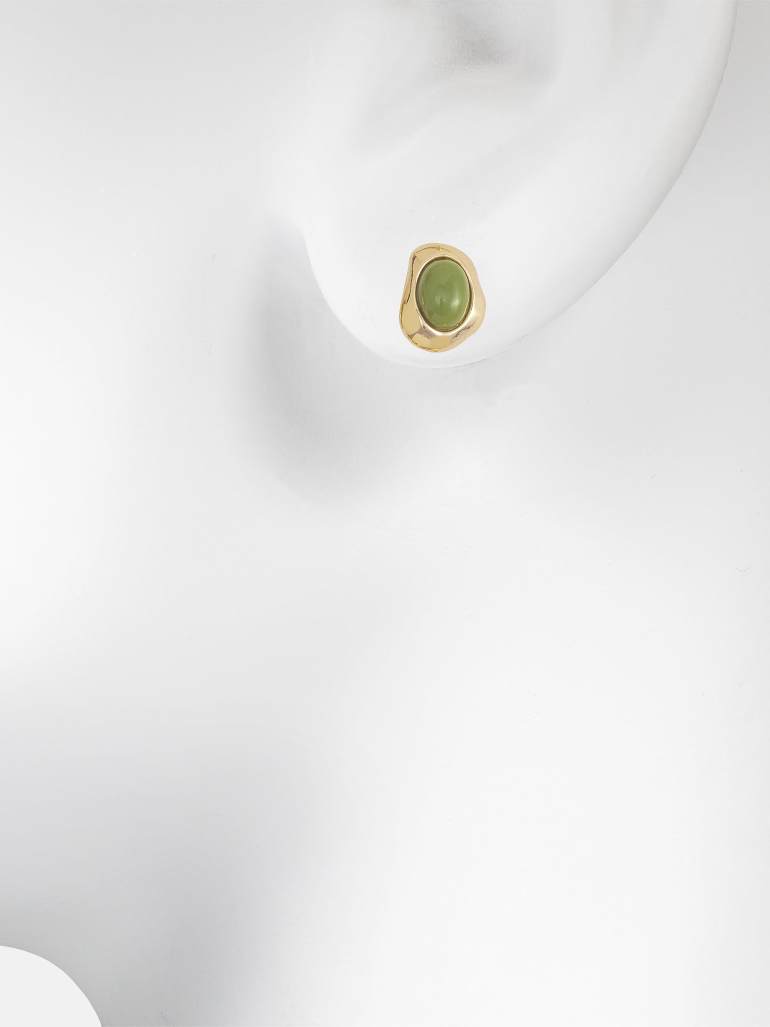 Scenario Women's Gold-Tone Stud and Drop Earrings Set, 3-Pair