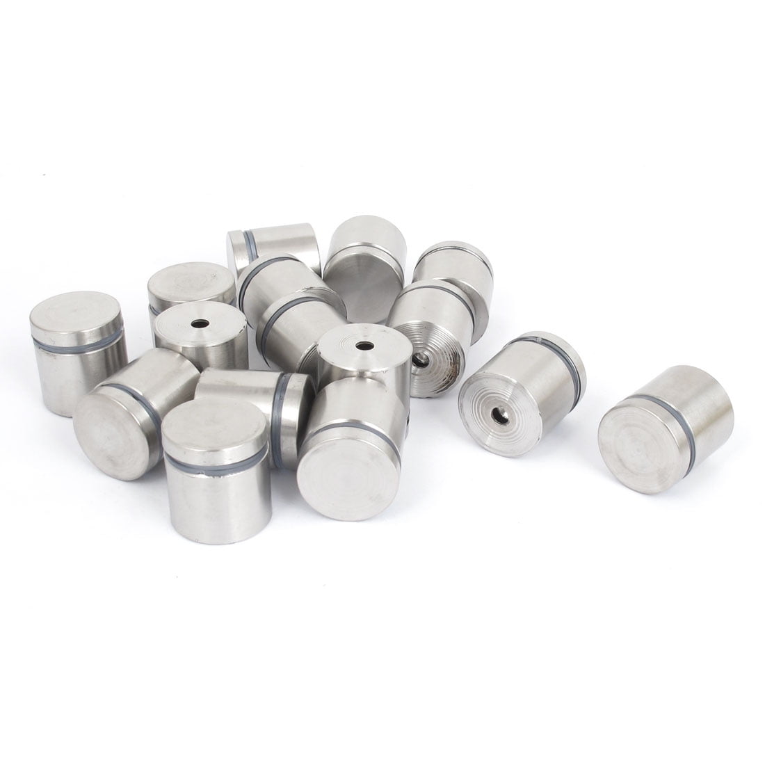 25mm x 25mm Stainless Steel Advertising Frameless Glass Standoff Pins