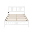 thumbnail image 3 of AFI Tahoe Solid Wood Queen Platform Bed with Footboard in White, 3 of 6