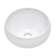 thumbnail image 2 of Ruvati Rvb0312 Vista 12" Round Porcelain Vessel Bathroom Sink - White, 2 of 7
