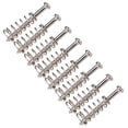 thumbnail image 2 of 8 Pcs Vis de Montage en Métal pour Guitare Électrique Basse Cou Plaque de Montage Réglable avec Ressorts 2.5x26mm pour Accessoires de Guitare de Marque Professionnelle, 2 of 3