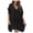 Black, variant on COMVALUE Women V Neck Swimsuit Cover Ups Crochet Swim Coverup Hollow Out Summer Beach Cover Up Dress (One Size, White)