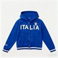 thumbnail image 4 of Embroidered Lettering Zip Up Hooded Sweatshirt for Fashionable Slim Fit Pullover Casual Athletic Wear, 4 of 6