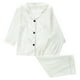 thumbnail image 1 of Odeerbi 1-8 Años Niños Niñas Pijama de Satén Con Solapa Entallada Camisa de Manga Larga Conjunto de Pantalones Suave Ropa de Dormir de Dos Piezas Pijama de Dos Piezas, 1 of 9
