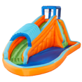 thumbnail image 1 of Banzai Surf Rider Kids Inflatable Outdoor Aqua Water Slide Splash Park, 1 of 10