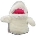 thumbnail image 1 of Shark Hand Puppet Grey Plush Doll for Children Interactive Playing 1Set 11In, 1 of 8