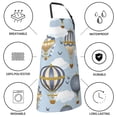 thumbnail image 5 of Goofa Balloon Vintage Printed Waterproof Apron 33" Chef Aprons for Men Heavy Duty Chemical Work Apron Adjustable Bib Apron, 5 of 9