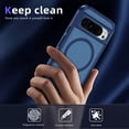 thumbnail image 5 of Decase Magnetic Case for Google Pixel 8 Pro,Heavy Duty Rugged Kickstand Mag-Safe Cover for Women Men,Dual-Layer Protection Military Grade Protective Phone Case for Google Pixel 8 Pro,Darkbule, 5 of 5