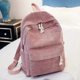thumbnail image 1 of Backpack Soft Fabric Backpack Female Corduroy Design School Backpack, 1 of 2