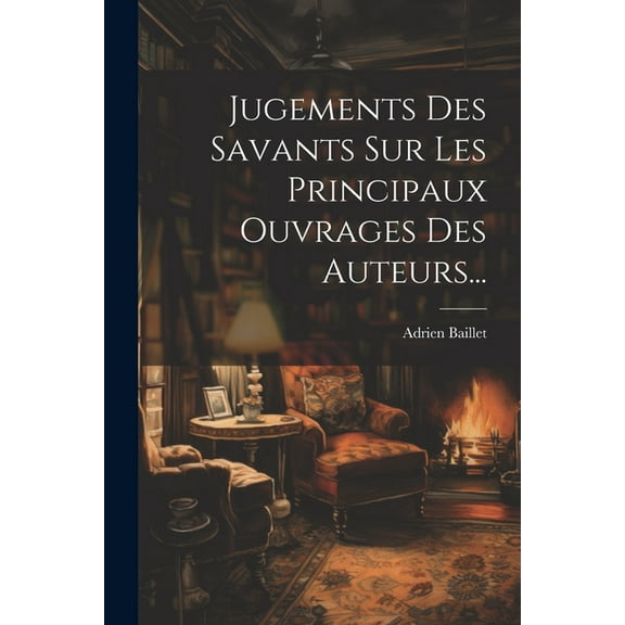 Jugements Des Savants Sur Les Principaux Ouvrages Des Auteurs... (Paperback)