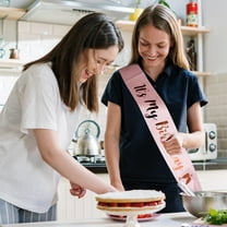 Soimiss 1Pc Golden Birthday Party Sash Glitter Cloth Shoulder Band for Fun and Memorable Celebrations