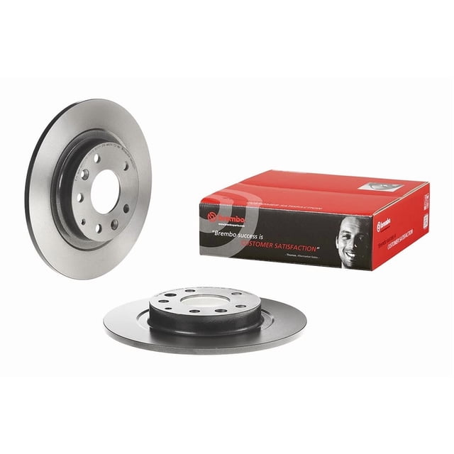 Fits 2016-2018 Mazda CX-3 Brembo Brake Rotor 08D22211C02 Solid; One Piece Design; Wheel Bolt Pattern 5 x 114.3 Millimeter; 143 Millimeter Hat Inside Diameter; 68 Millimeter Hub Diameter