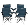 thumbnail image 1 of Sillas Camping Y Playa Plegable Portatil Duralife Para Exteriores 4 Piezas Azul Marino, 1 of 9