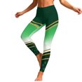 thumbnail image 2 of Levmjia Women's Fashion Casual St Patrick's Day Printed Elastic Leggings High Waist Yoga Pants Stretchy Workout Running Tights Fitness Sports Wear, 2 of 9
