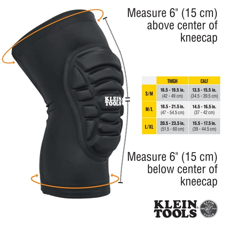 【DEARMINE】Sleeve Snap Lightweight Padding Klein Tools Lightweight Knee Pad Sleeves M/l - Walmart.com