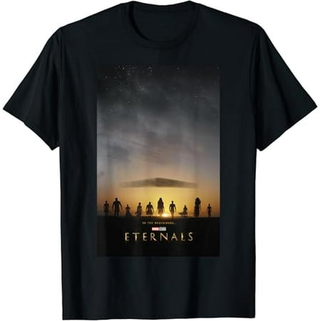 Marvel Eternals Group Sunset Poster T-Shirt