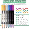 thumbnail image 3 of Rotuladores mágicos con purpurina, regalo para niñas de 4 a 12 años, 12 rotuladores mágicos con purpurina, rotuladores mágicos para dibujar, álbumes de recortes, tarjetas de regalo, pasatiempos creativos para niñas, idea de regalo para adolescentes JM, 3 of 5