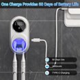 thumbnail image 5 of Wall Mount Toothbrush Sanitizer Holder, Auto-inductive Cover Air Drying Organizer for Manual Electric Toothbrushes, 5 of 7