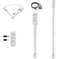 thumbnail image 1 of Power Socket Expander, Ez Outlet Electrical Outlet Extender Stick, Extendable Rotating outlets, 180° Swivel, Features USB-A, USB-C, Extends 22-34CM, Wall Plug Extender Stick (1Pcs), 1 of 7