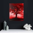 thumbnail image 5 of Nawypu  Red Trees Canvas Wall Art Art - Red Tree Painting Framed Wall Picture Canvas Print Framed Picture Painting for Room Home Decorations, 5 of 5