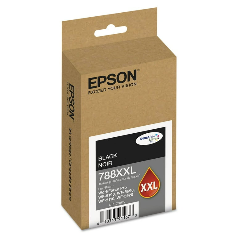 T788XXL120 (788XXL) DURABrite Ultra XL PRO High-Yield Ink, Black T788XXL120 (788XXL) DURABrite Ultra XL PRO High-Yield Ink, Black