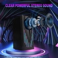 thumbnail image 2 of Altavoces de ordenador YXHDZ con iluminación RGB USB para PC, 2 of 9