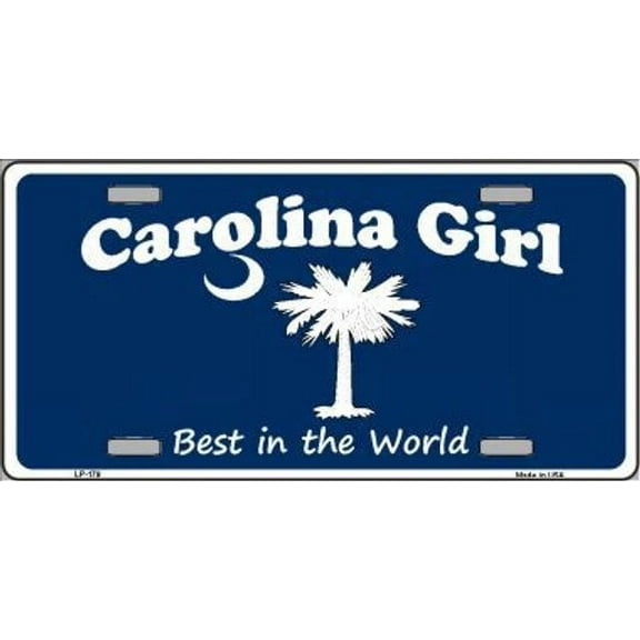 Carolina Girl Novelty License Plate
