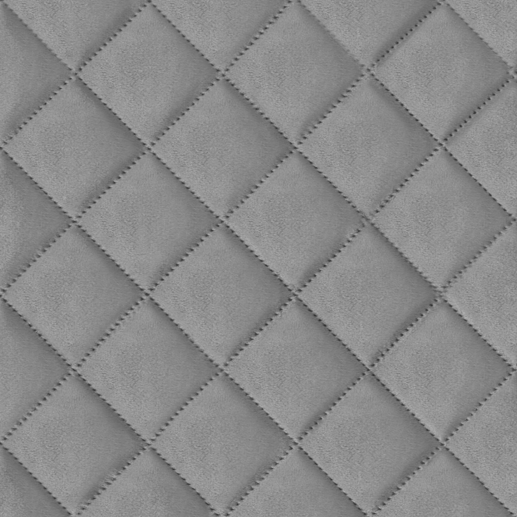 Mainstays Sofa Quilted Plush Fabric Pet Cover Multipurpose Furniture Protector, Gray, 3-Piece