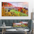 thumbnail image 1 of Colorful Mountain Village - Landscape Photo Canvas Art Print, 1 of 3
