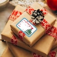 thumbnail image 2 of Christmas Snowman Old Man Christmas Tree Deer Gift Tag Sticker Christmas Party Decoration 13*18cm, 2 of 2
