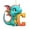 C, variant on Christmas Dragon Ornaments, 26 Letter Cartoon Pendant for Kids Acrylic Hanging Gift for Christmas Tree Christmas Decoration,Funny Dinosaur Decor for Holiday Party Indoor