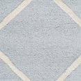 thumbnail image 3 of Safavieh Cambridge Collection CAM136A Handmade Moroccan Geometric Light Blue and Ivory Premium Wool Area Rug (8' x 10'), 3 of 3