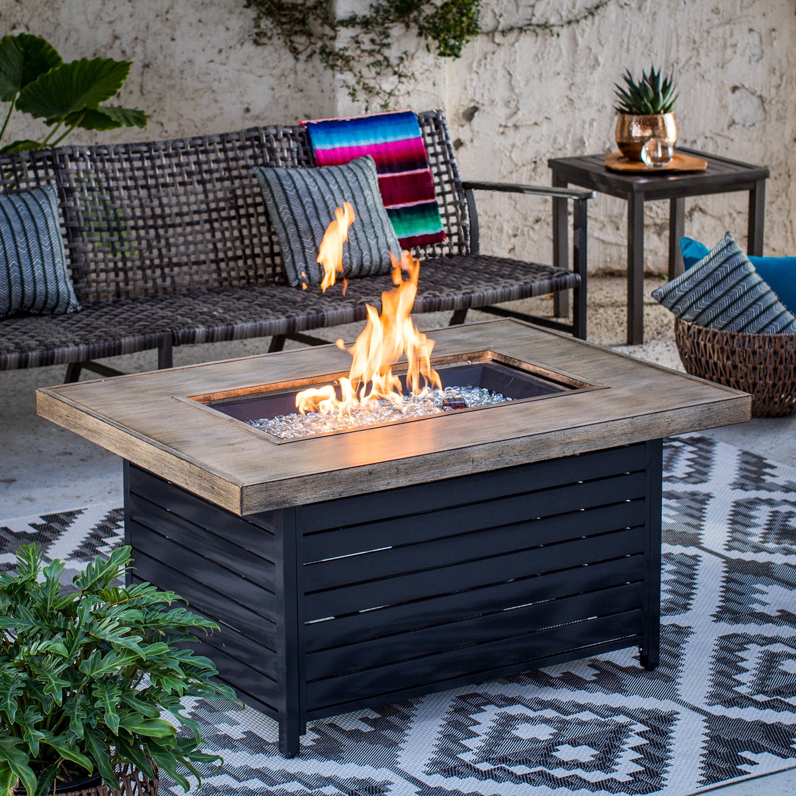 Red Ember Seeley Lake Gas Fire Table, Red Ember Fire Pit