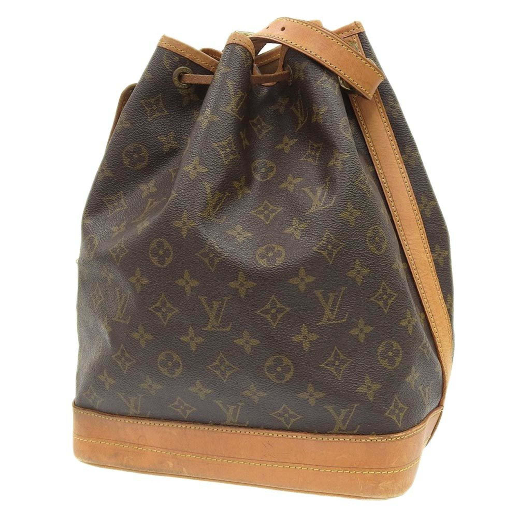 Authenticated used Louis Vuitton Louis Vuitton Monogram Noe Drawstring Bag Shoulder M42224, Adult Unisex, Size: (HxWxD): 35cm x 26cm x 18.5cm / 13.77
