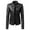 Black, variant on Womens Long Sleeve Leather Jacket Motorcycle Leather Jacket PU Leather Jacket Fashion Womens Jacket Coat Heavy Long Coat for Women Juniors Raincoats with Hoods Wool Winter Coat for Women Fit