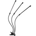 thumbnail image 4 of Lámpara LED flexible de 3 tubos USB de 30 W para cultivo de plantas de espectro completo con clip para plantas de interior, 4 of 14