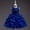 Blue, variant on Girl Dresses Summer Birthday Girl Dress Kids Junior Bridesmaid Dresses 4T