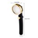 thumbnail image 5 of Moyic Cabezal de ducha de mano presurizado, ahorro de agua de alta presión, acero inoxidable, ABS, 3 modos, rociador de agua, accesorio de baño para Juegos de accesorios de baño Oro negro Moyic HA009464-02B, 5 of 6